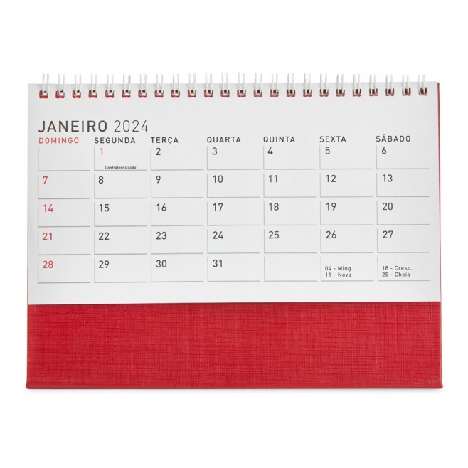 Calendário de Mesa 2024 Personalizado Calendário de Mesa 2024 Personalizado