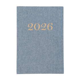 Agenda Diária 2026 Linho Personalizada 