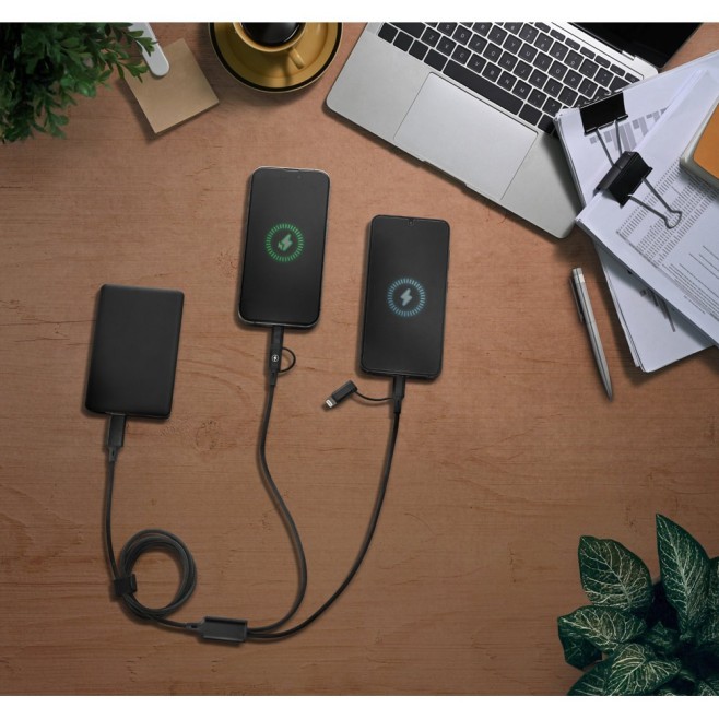 Cabo USB 6 em 1 Personalizado
