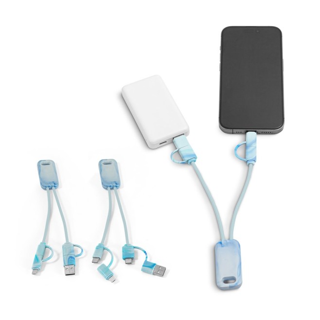 Cabo USB 6 em 1 Personalizado