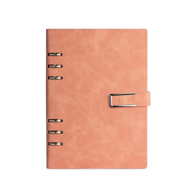 Caderno Fichário PU Personalizado com Logotipo