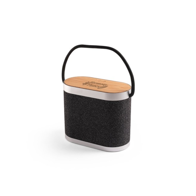 Caixa de Som de 15W em Bambu Personalizada