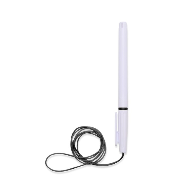 Caneta Plástica Com Cordão Personalizada