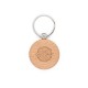Chaveiro Redondo em Madeira Personalizado