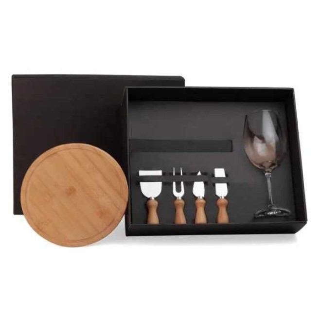 Conj. Taça, Tábua e Utensílios 6 Peças Personalizado