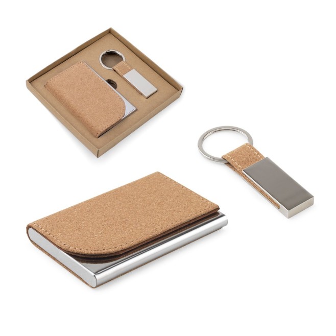Conjunto de Porta Cartões e Chaveiro Personalizado