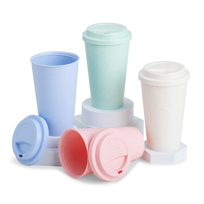 Copo Fibra de Bambu 450ml Promocional