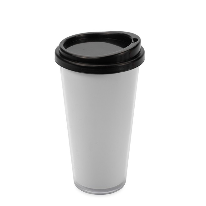 Copo Plástico Duplo 400ml Promocional