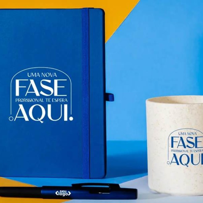 Kit Caderno Com Acessórios Personalizado 