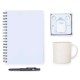 Kit Caneca Em Fibra De Bambu E Acessórios - 4 Pçs Personalizado 