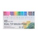 Kit Canetinhas Ponta Dupla Com 24 Cores Personalizado
