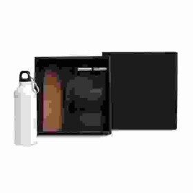 Kit Com Squeeze, Caneta E Bloco - 3 Pçs Personalizado