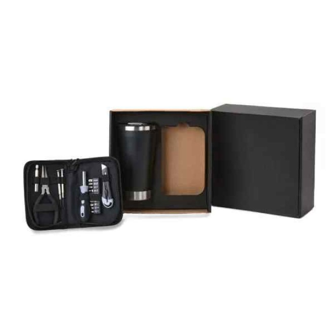 Kit Copo Térmico E Conjunto De Ferramentas - 17 Pçs Promocional