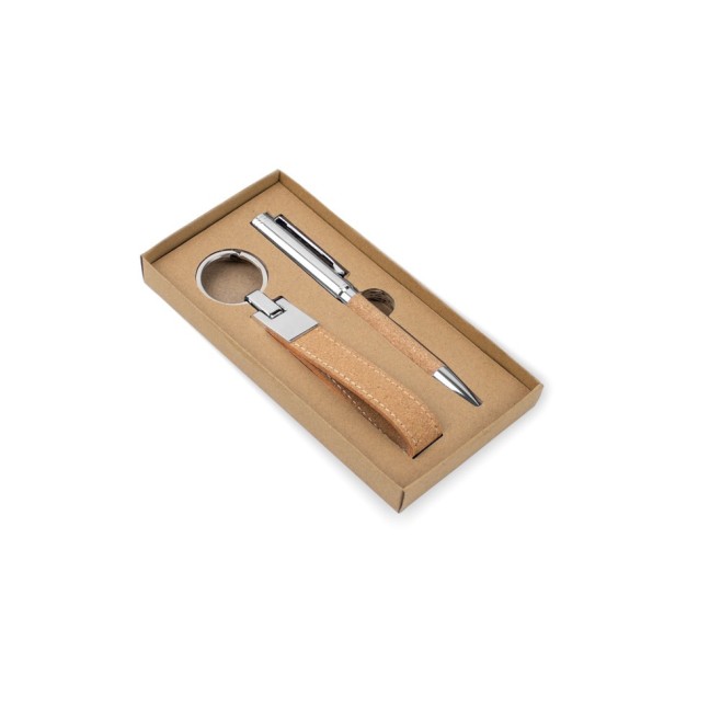 Kit Esferográfica e Chaveiro Personalizado