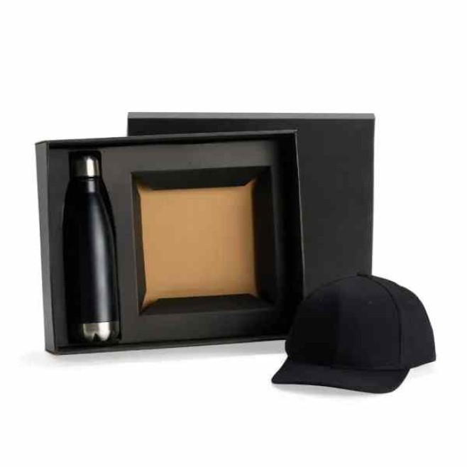 Kit Garrafa e Boné para Brindes