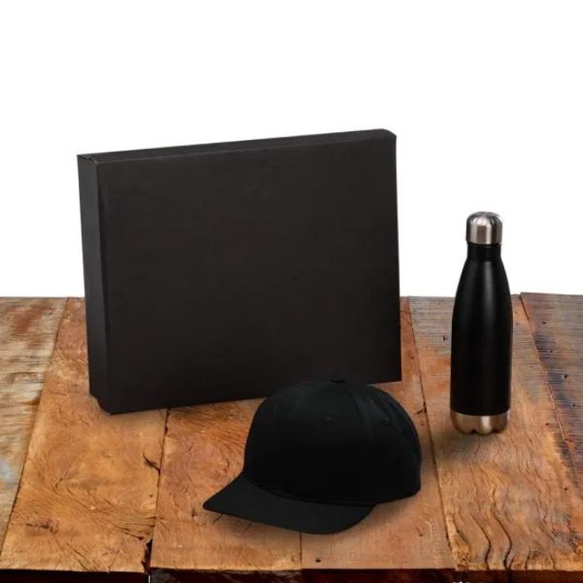 Kit Garrafa e Boné para Brindes