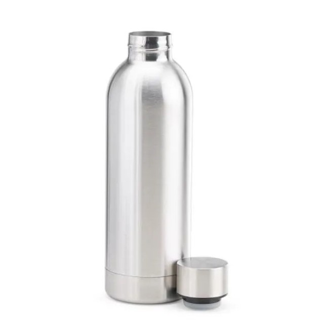 Kit Garrafa E Caneca - Prata/Branco 2 Pçs Personalizado 