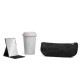 Kit Necessaire, Copo C/ Tampa E Espelho Personalizado