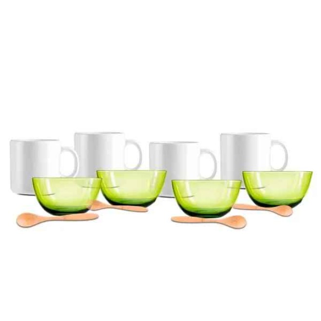 Kit para Café da Manhã 12 Peças Personalizado