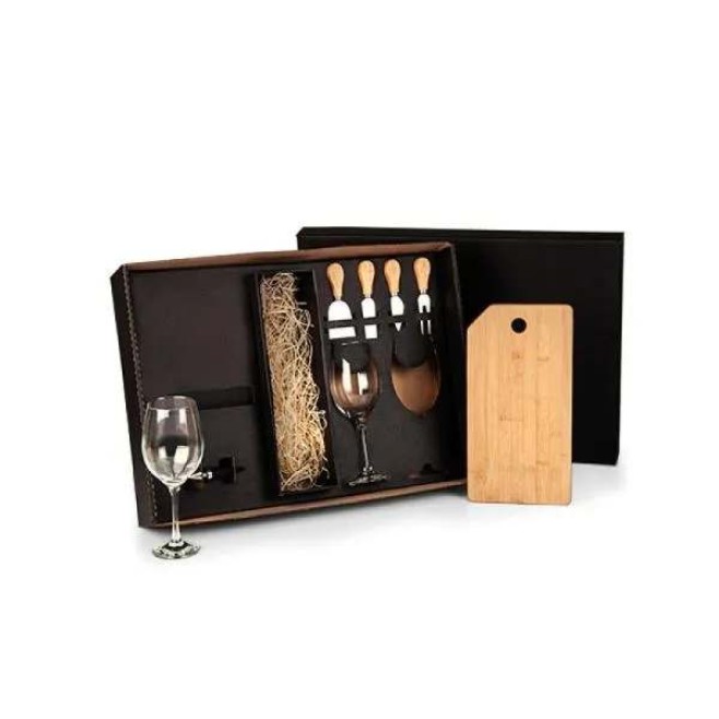 Kit para Queijo e Vinho 8 Peças Personalizado