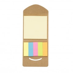 Mini Bloco de Anotação Modelo Envelope em Papel Kraft 