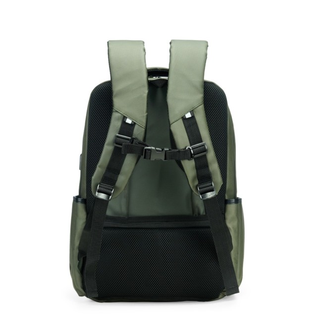 Mochila Couro Sintético USB 21 Litros Personalizada