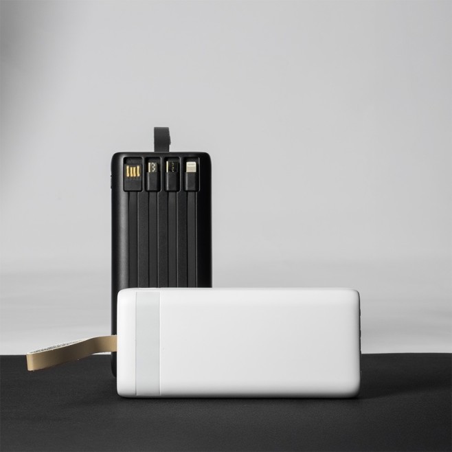 Power Bank 20.000mAh com Lanterna e Multissaídas Personalizado