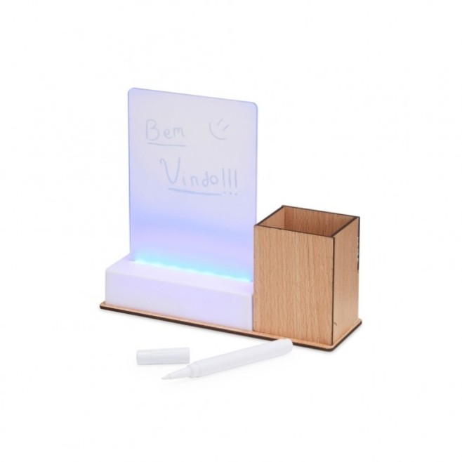 Quadro de Mensagens LED com Porta caneta Personalizado