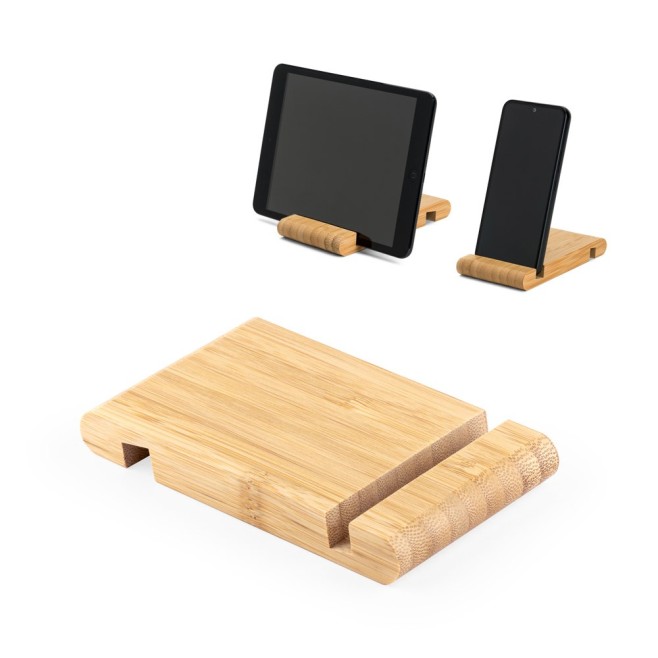 Suporte para Celular em Bambu Promocional